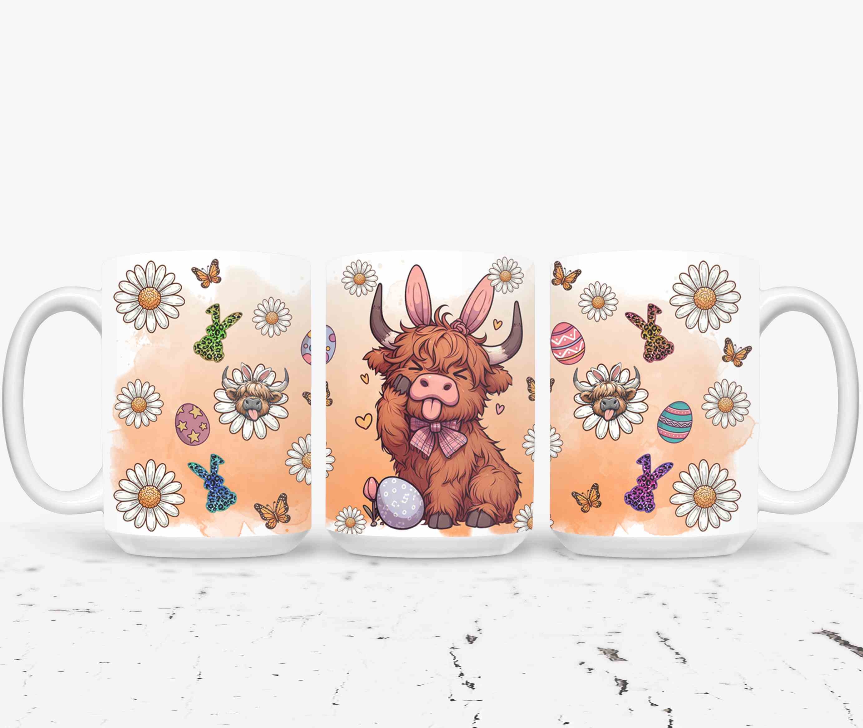 Highland Cow Easter-10373